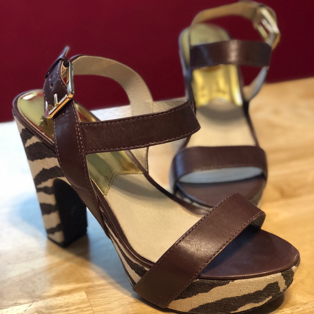 Michael Kors heels. Worn one time. Size 10.